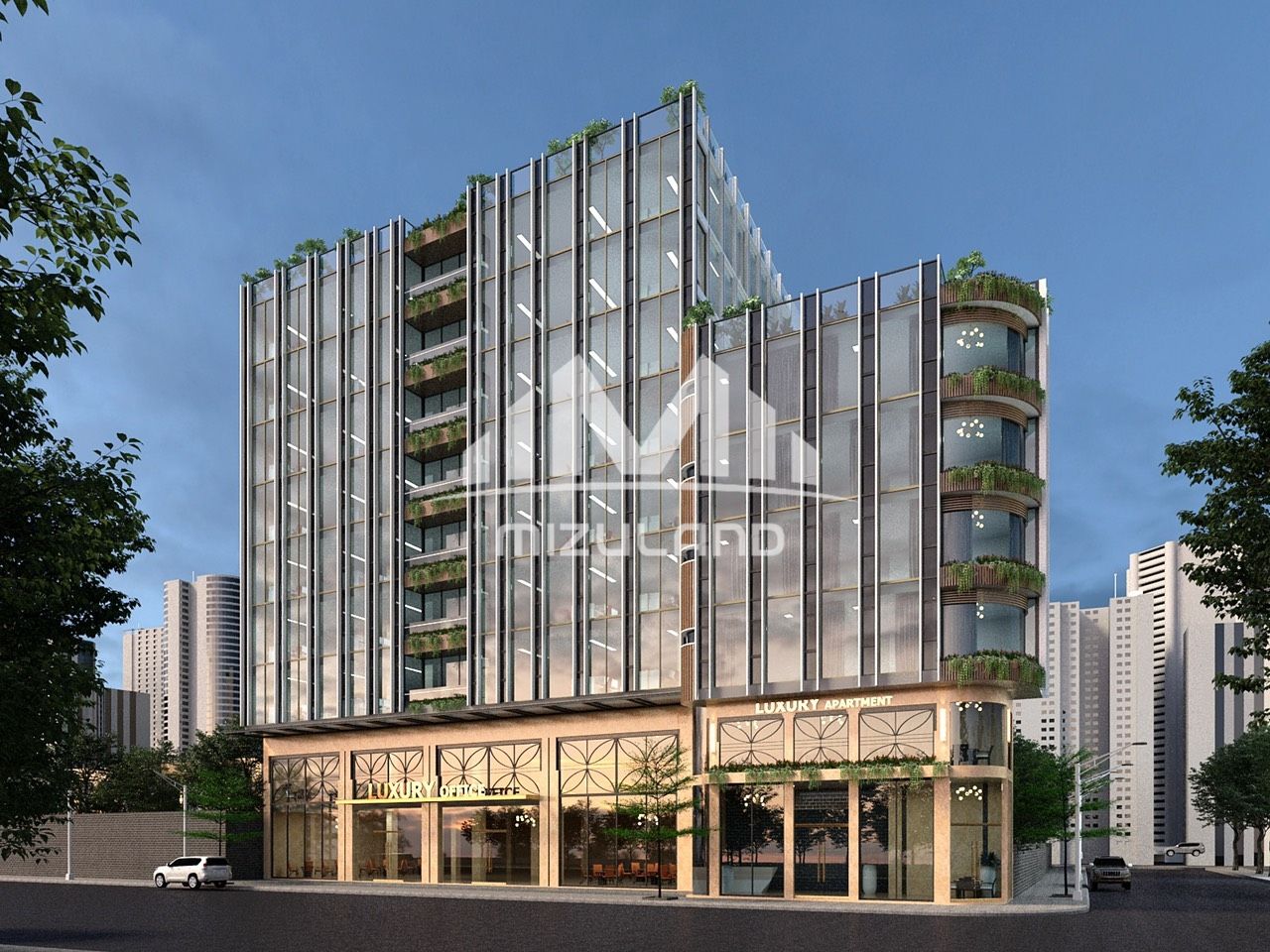 Văn phòng cho thuê đà nẵng tòa nhà Luxury Building