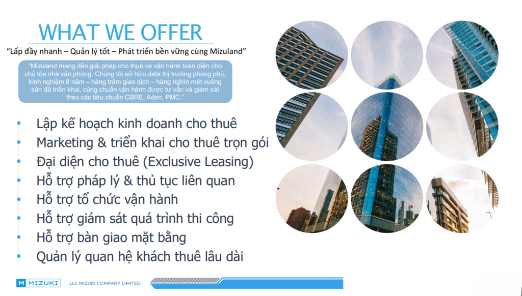 One-stop Service Mizuland – Giải pháp văn phòng trọn gói tại Đà Nẵng