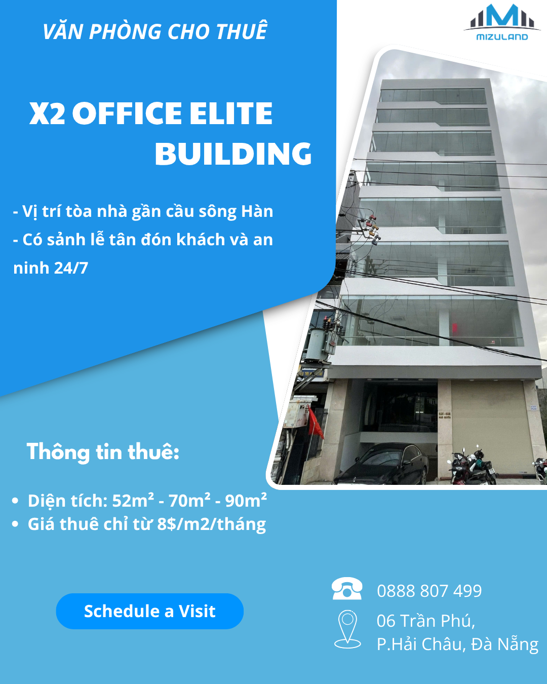 Thuê văn phòng Đà Nẵng diện tích 50m² – 70m² – 100m²: Nhiều lựa chọn đẹp, full tiện ích, dễ vào làm ngay