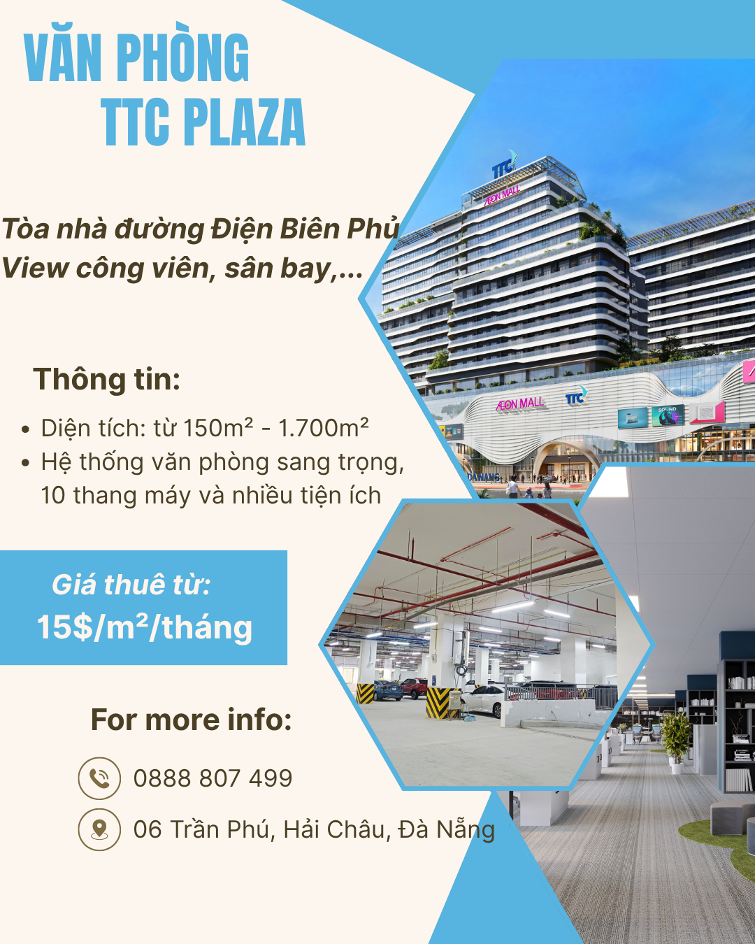 Top 5 Tòa Nhà Cho Thuê Văn Phòng Đà Nẵng Có Hầm Giữ Xe Rộng, Tiện Nghi Cho Doanh Nghiệp