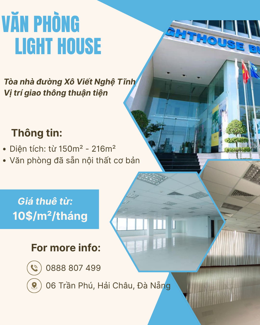 Top 5 Tòa Nhà Cho Thuê Văn Phòng Đà Nẵng Có Hầm Giữ Xe Rộng, Tiện Nghi Cho Doanh Nghiệp