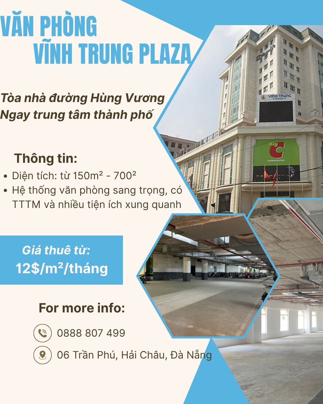 Top 5 Tòa Nhà Cho Thuê Văn Phòng Đà Nẵng Có Hầm Giữ Xe Rộng, Tiện Nghi Cho Doanh Nghiệp