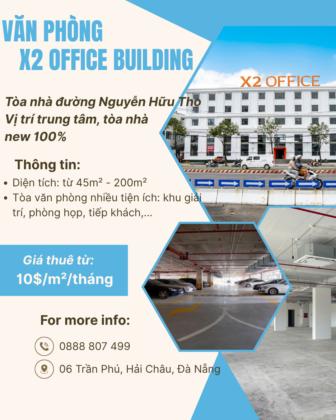 Top 5 Tòa Nhà Cho Thuê Văn Phòng Đà Nẵng Có Hầm Giữ Xe Rộng, Tiện Nghi Cho Doanh Nghiệp